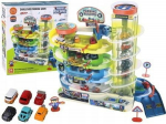 Interaktyvi automobilių stovėjimo aik&scaron;telė su trasa Lean Toys