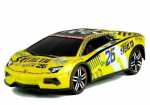 Sportinis automobilis su nuotolinio valdymo pultu Lean Toys, geltonas