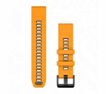 Garmin Quickfit 22mm oranžinis silikoninis dirželis