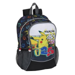 Kuprinė - Pok&eacute;mon - Pikachu Numeris 25 - 40 cm - Juoda ir Geltona - Berniukams