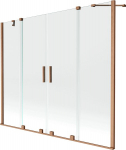 Vonios sienelė Mexen Velar Duo II, Brushed copper, 170 x 150 cm