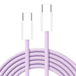Type-C to Type-C PD QC3.0 3A 60W (1,5m) - Violetinė