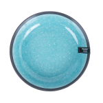 Lėk&scaron;tė Home4You RITA 19 cm keraminė, juoda/pilka, tinkama plauti indaplovėje