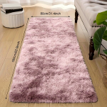&Scaron;viesiai violetinis neslystantis kilimas miegamajam voniai., 31,5x62,9 colio / 80x160 cm