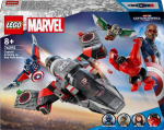 76292 LEGO&reg; Marvel Kapitonas Amerika prie&scaron; Raudonąjį Halką