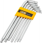Jcb Torx L formos ilgųjų raktų rinkinys 7 vnt. T10-t40 Cr-v