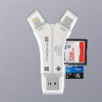 4-in-1 SD skaitytuvas iPhone