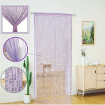 Dekoratyvinė karoliukų virvelių užuolaida durims, violetinė, Violetinė