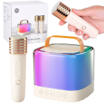 Ne&scaron;iojamas belaidis garsiakalbis su mikrofonais ir Bluetooth