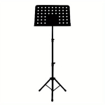 IRIN Muzikos Stovas, Sulankstomas Ne&scaron;iojamas Reguliuojamas Makaronų Spalvos, Juodai perforuotas