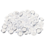 Dekoratyviniai akmenukai, 80 vnt., skaidrūs