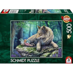 500 dalių dėlionė - SCHMIDT - Vilkas ir Elfė - Daugiaspalvis - Fantastinė tema - Vaikams nuo 10 metų