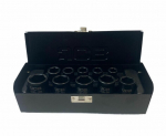 1/2" smūginių galvučių rinkinys 10el. (&scaron;e&scaron;iakampiai) (10-24 mm)