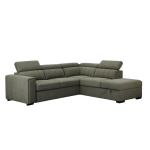 De&scaron;ininė kampinė sofa Home4You Odelia-2 RC, žalia
