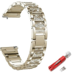&bdquo;BestAccessories&ldquo;, moteri&scaron;ka apyrankė, plotis 18 mm, &scaron;ampano aukso spalvos