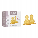 Buteliuko žindukų rinkinys Bibs Natural Rubber Fast Flow, 2 vnt.