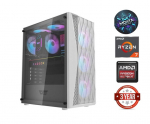 Kompiuteris MDATA GAMING Ryzen 7 5800X 64GB 512GB SSD 1TB HDD RX 7700 XT Windows 11 White Stacionarus kompiuteris
