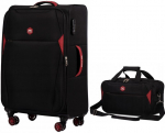 Didelis lagaminas Wings DPR01, L, juodas