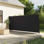 Markizė,Saulės apsauga,I&scaron;traukiama &scaron;oninė markizė, juodos spalvos, 180x500cm CFE313860
