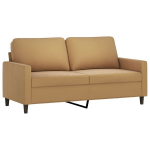 Dvivietė sofa，Poilsio sofa, rudos spalvos, 140cm, aksomas CFE65041