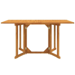 Sulankstomas sodo stalas，Lauko stalas, 150x90x75cm, tikmedžio masyvas CFE673063