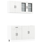 Virtuvinių spintelių komplektas, 4 dalių, Kalmar, balta CFE96896