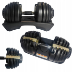 Reguliuojamas hantelis Life4Fitness, 24 kg