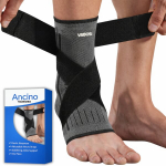 Elastinis medicininis neopreninis čiurnos rai&scaron;čių įtvaras su stabilizacija lipdukais, 1vnt.