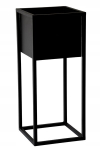 Gėlių stovas Gramix, 50x21x21 cm, juodas