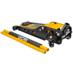 JCB JCB-TZA830003 Žemo profilio hidraulinis vežiminis keltuvas 3t 75&ndash;508 mm dviejų stūmoklių greito kėlimo sistema su guminiu padu ir apsauginiu vožtuvu