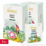 Žolelių arbata Happy Tummy - Laimingas pilvukas, mai&scaron;eliuose (folijos konvertuose), Tarlton, 2x(1,5g x 20vnt.)
