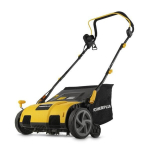 Elektrinis vejos skarifikatorius aeratorius 1600W 360mm 50L surinkimo krep&scaron;ys Geltona POWXG75160 Powerplus