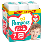 Pampers Active Baby Sauskelnės, 7 Dydis, 128 vnt.