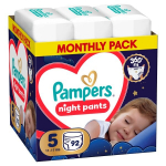 Pampers Night Pants Sauskelnės-Kelnaitės, 5, 92 vnt.