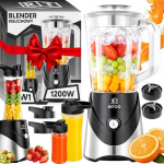 &bdquo;BlendPro OR1287&ldquo; virtuvinis 10‑in‑1 plaktuvas su 2 kelioniniais puodeliais, 1.2 L