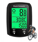 Dviračio spidometras odometras su LCD ekranu