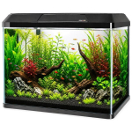 Akvariumas su ap&scaron;vietimu ir dangčiu 45 l Kruger Meier LAORIA Panoramic 500
