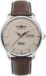 Vyri&scaron;kas laikrodis Zeppelin Atlantic Automatic, 8466-5, rudas