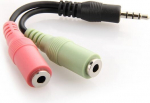 Delock 65344, Aux Aux 3.5 mm, 12 cm