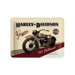 Nostalgic Art metalinė lentelė Harley-Davidson 750 Flathead, 15x20 cm