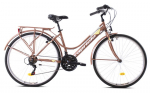 Miesto dviratis Capriolo Sunrise L, 28 colių, rudas