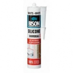 Universalus silikonas Bison, 280 ml, baltas