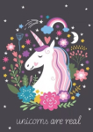 Pledas UNICORNS, 100x140 cm