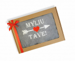 Siuvinėtas rank&scaron;luostis &bdquo;Myliu tave&ldquo;