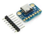 Modulis su C tipo USB lizdu, jungtis maketavimo plok&scaron;tei, Adafruit 4090