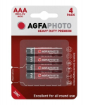 AgfaPhoto Heavy Duty Elementai, AAA, R3, 4 vnt
