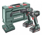 Akumuliatorinių suktuvų/gręžtuvų rinkinys Metabo Combo 18V