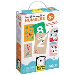 Veiklos rinkinys Let's Write and Wipe Numbers 3+