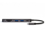 4smarts USB-C Hub 6in1 / USB 3.0 x2 / USB-C / HDMI / SD card reader / TF card reader