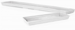 Padėklas Loveliui Lauko 60cm Baltas